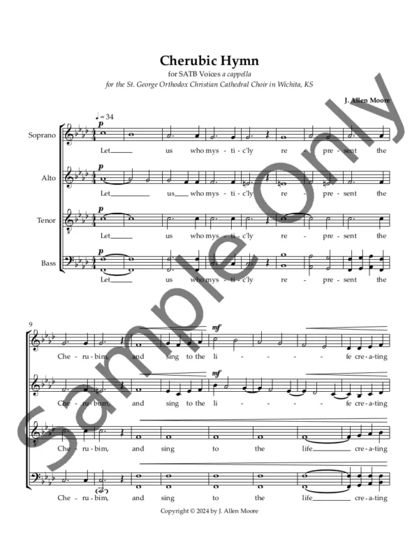 Cherubic Hymn #2 [SATB]