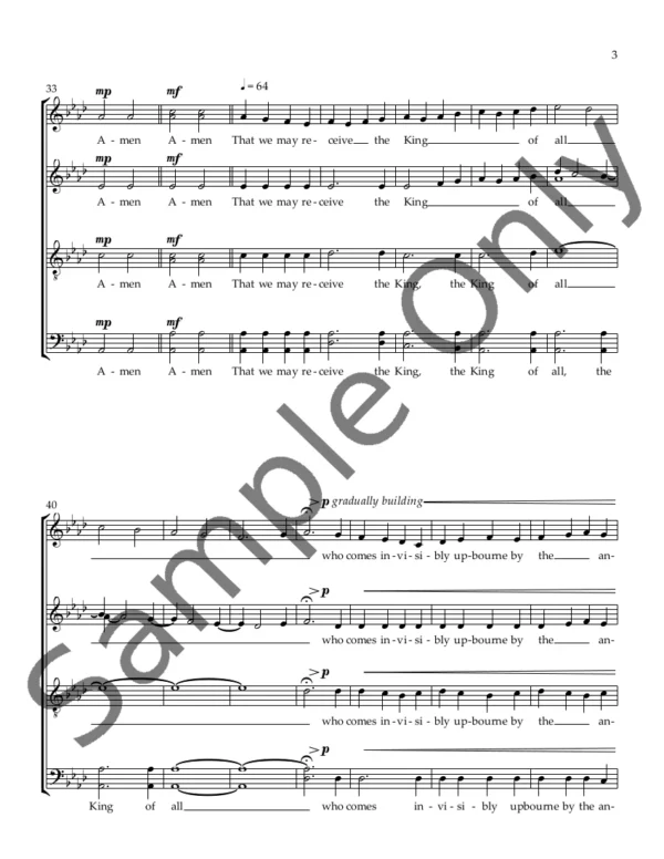 Cherubic Hymn #2 [SATB] - Image 3