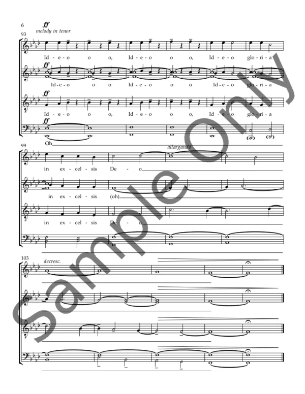 Personent Hodie [SATB] - Image 6